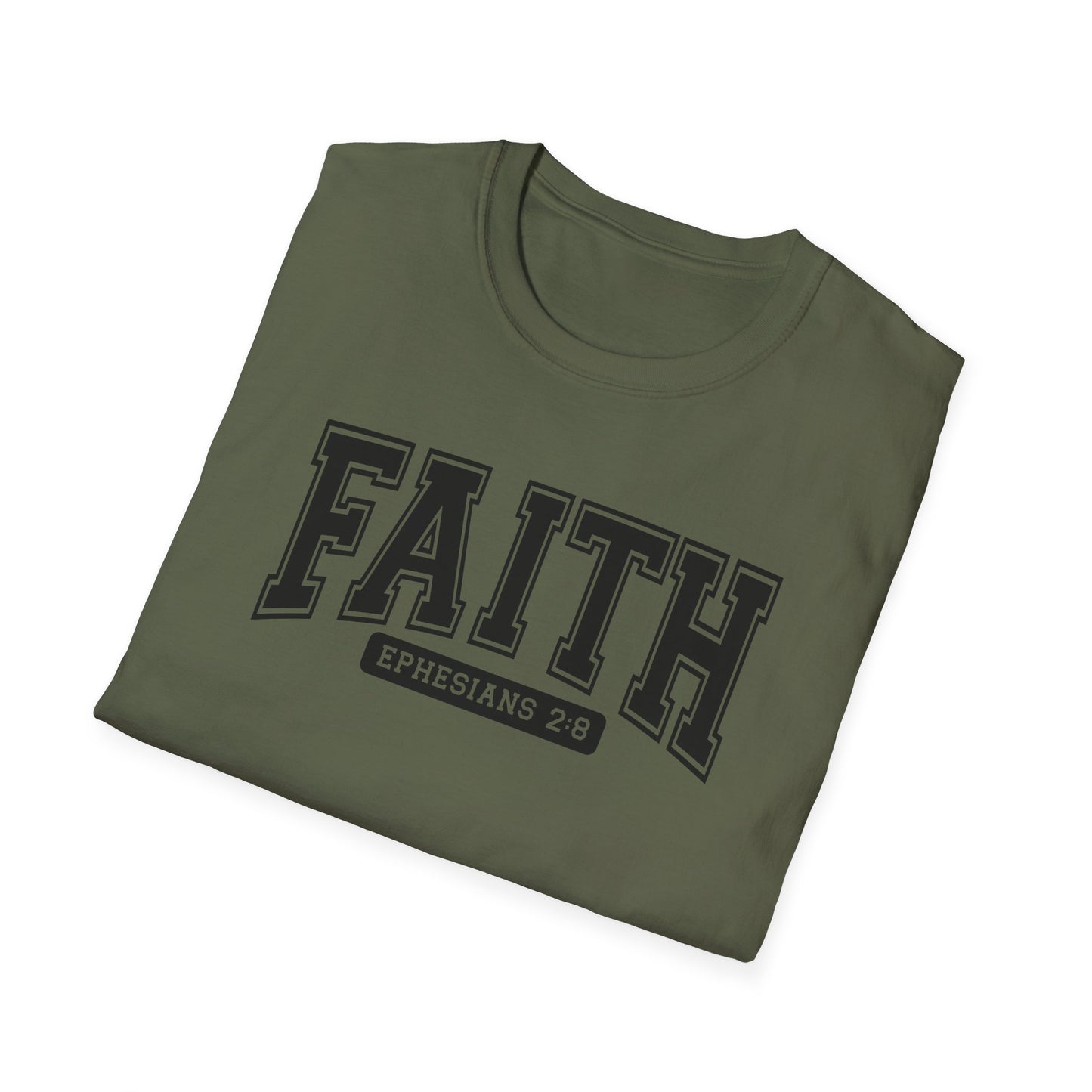Faith Ephesians 2:8 T-Shirt — Christian Faith Graphic Tee