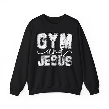 Gym and Jesus Sweatshirt — Faith & Fitness Crewneck