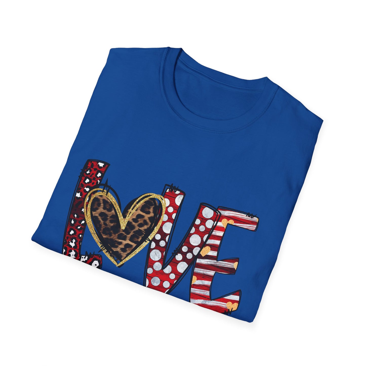 Love Like Jesus T-Shirt — Christian Faith Graphic Tee with Heart Lettering