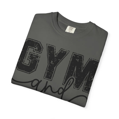 Gym and Jesus T-Shirt – Faith & Fitness Graphic Tee- COMFORT COLORS