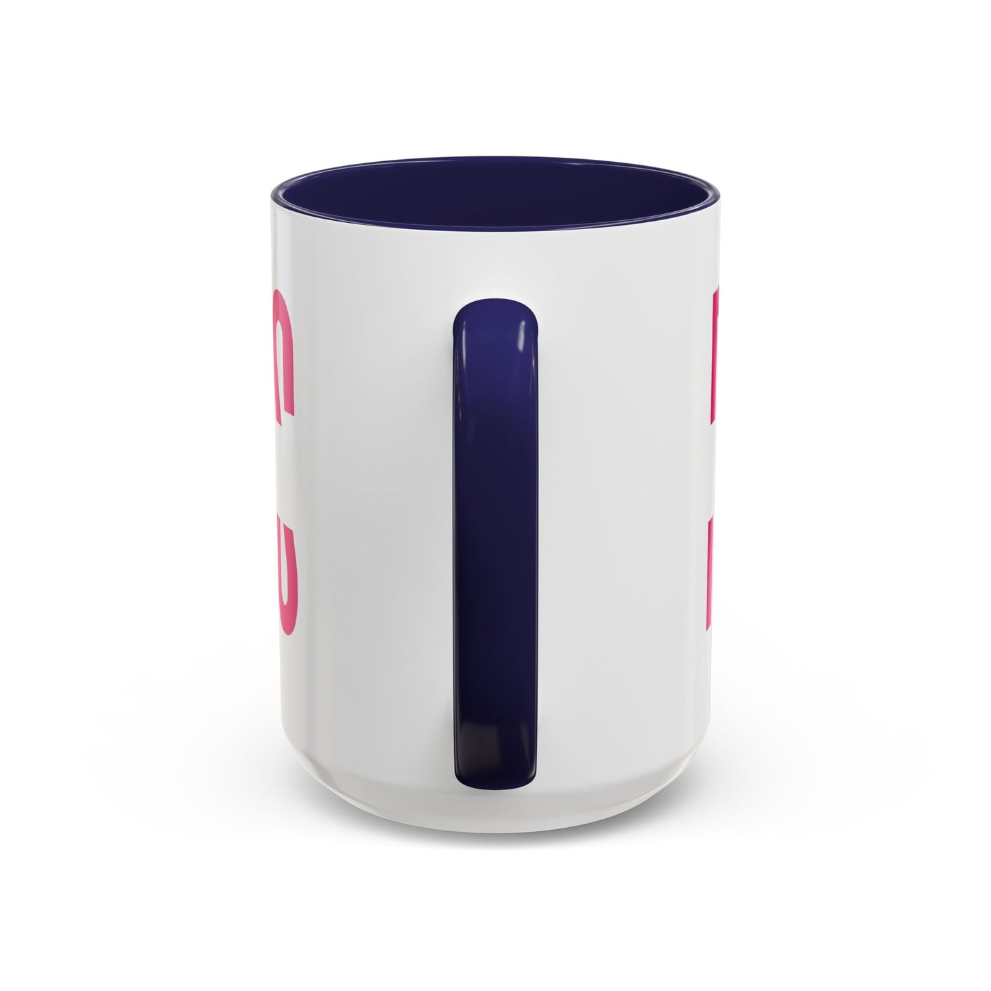 Accent Coffee Mug — "MOM" Bold Pink East Texas Mom Gift