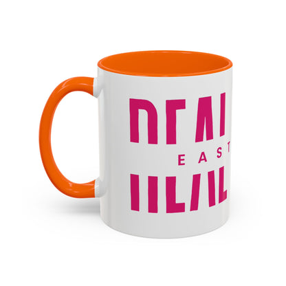 Accent Coffee Mug — "MOM" Bold Pink East Texas Mom Gift