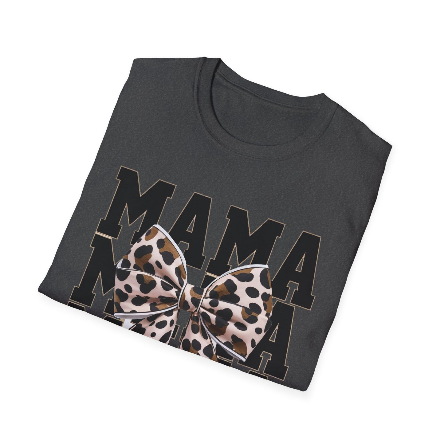 Mama Leopard Bow T-Shirt