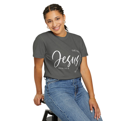 Jesus Script T‑Shirt (John 14:6)- Comfort Colors