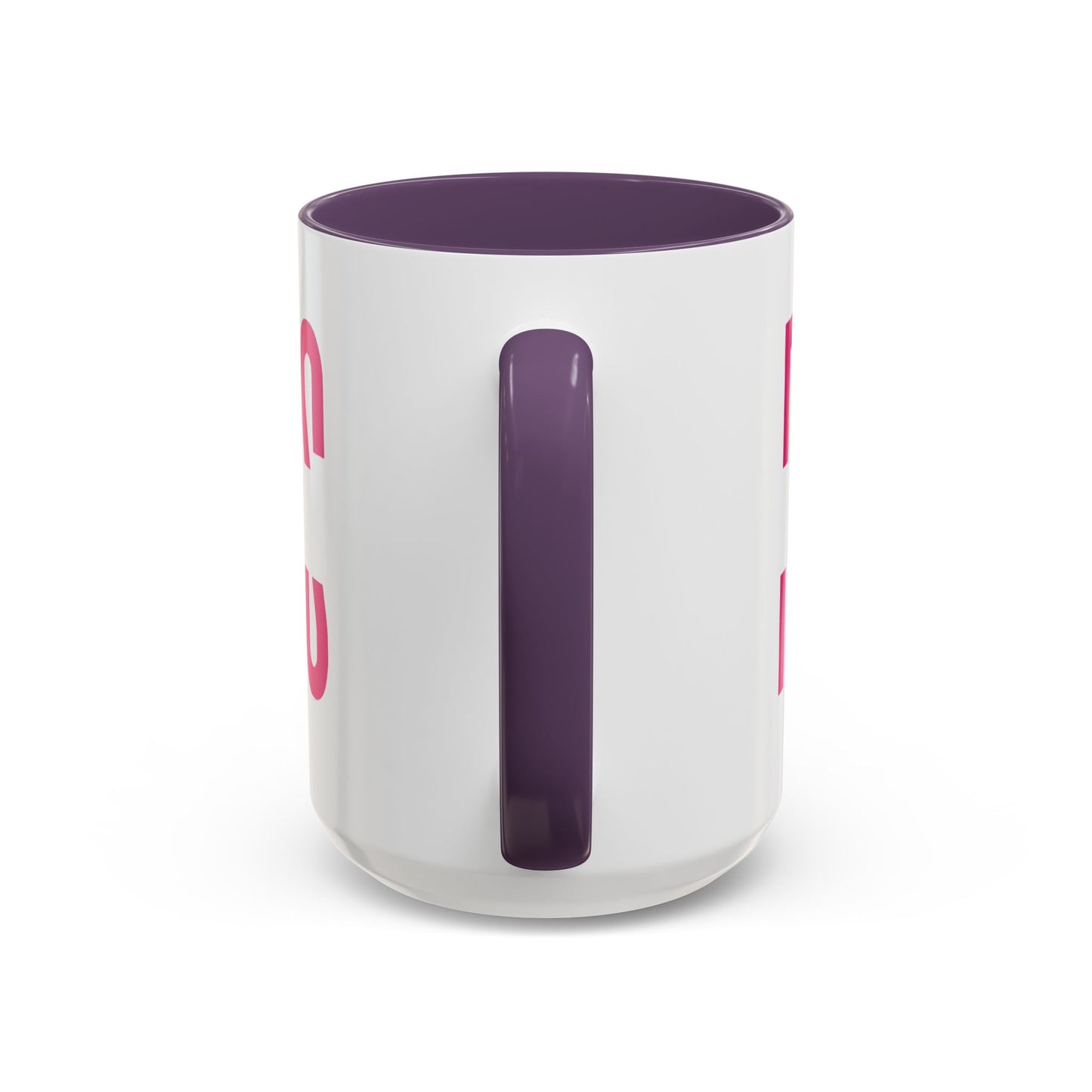 Accent Coffee Mug — "MOM" Bold Pink East Texas Mom Gift