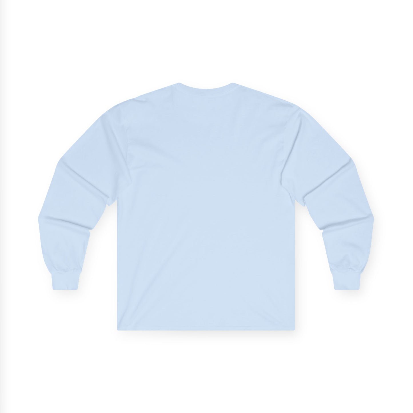 Long Sleeve Tee — "Not Lucky, Simply Blessed" Floral Christian Graphic