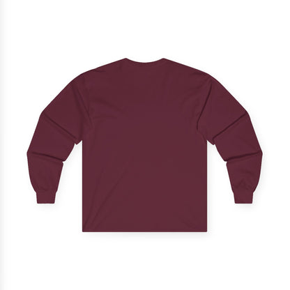 Long Sleeve Tee — "Not Lucky, Simply Blessed" Floral Christian Graphic