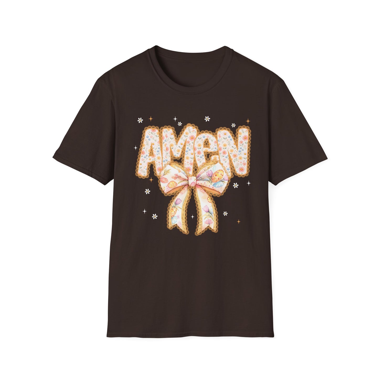 Floral Bow 'AMEN' Mother's Day Tee