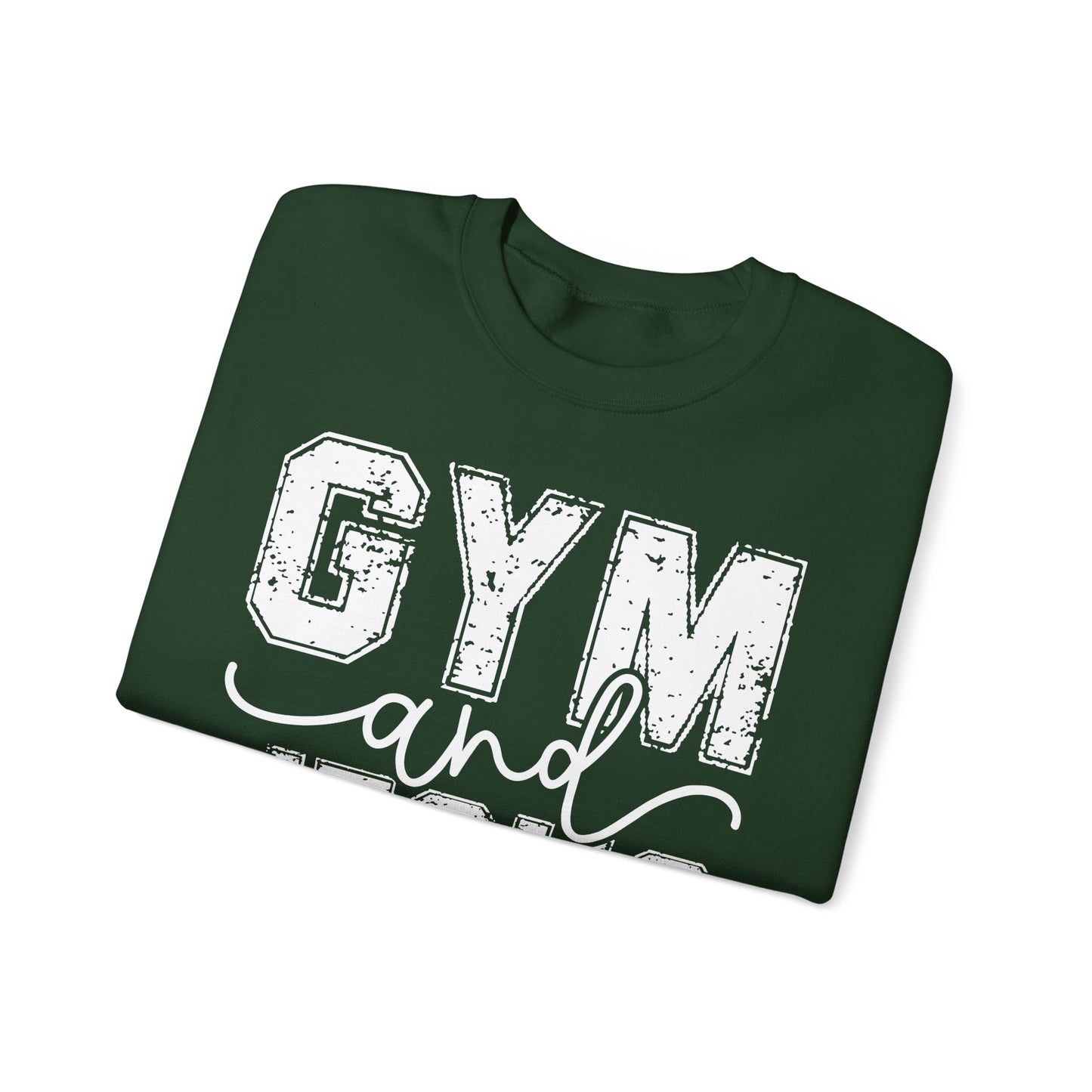 Gym and Jesus Sweatshirt — Faith & Fitness Crewneck