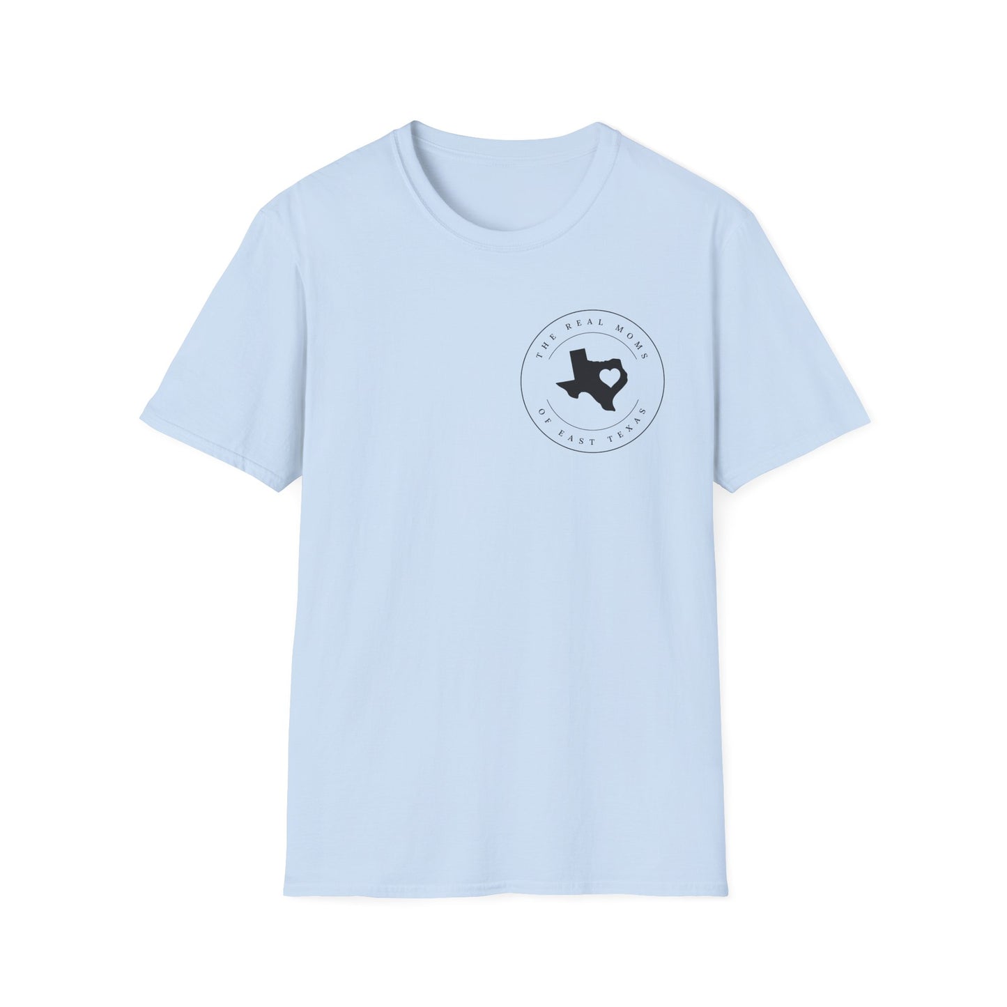 Texas Home State T-Shirt — Minimal Lone Star Outline Circle Design