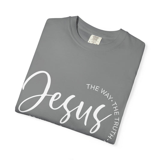 Jesus Script T‑Shirt (John 14:6)- Comfort Colors