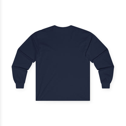 Long Sleeve Tee — "Not Lucky, Simply Blessed" Floral Christian Graphic