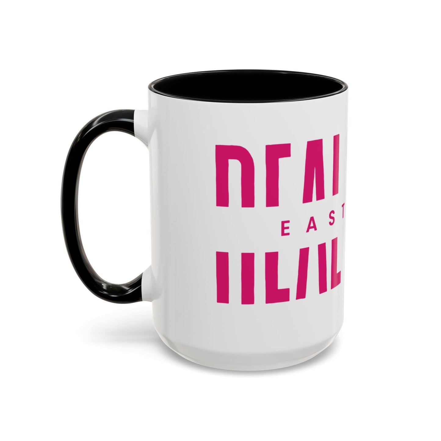 Accent Coffee Mug — "MOM" Bold Pink East Texas Mom Gift
