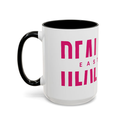 Accent Coffee Mug — "MOM" Bold Pink East Texas Mom Gift