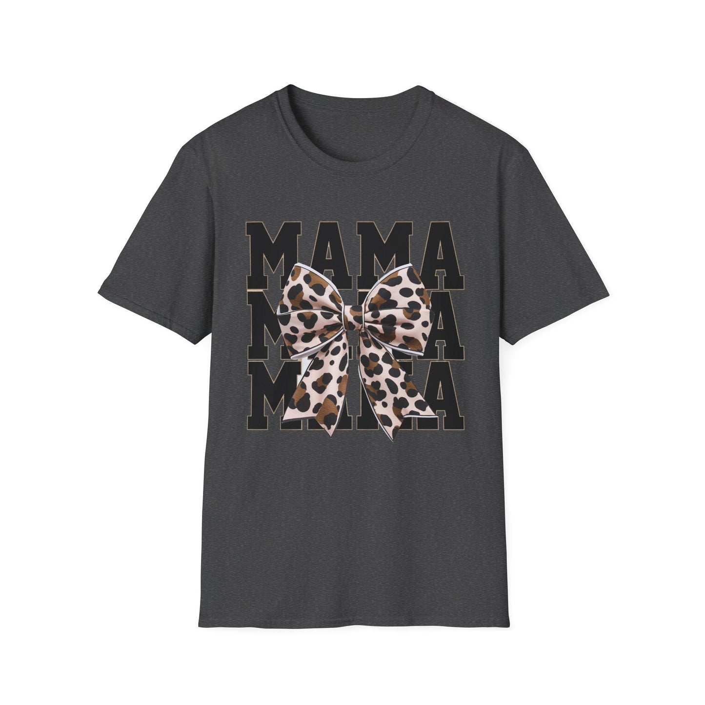 Mama Leopard Bow T-Shirt