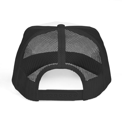 Love Bow Trucker Cap — Cute Pink Ribbon Love Logo Mesh Hat for Valentine’s Day