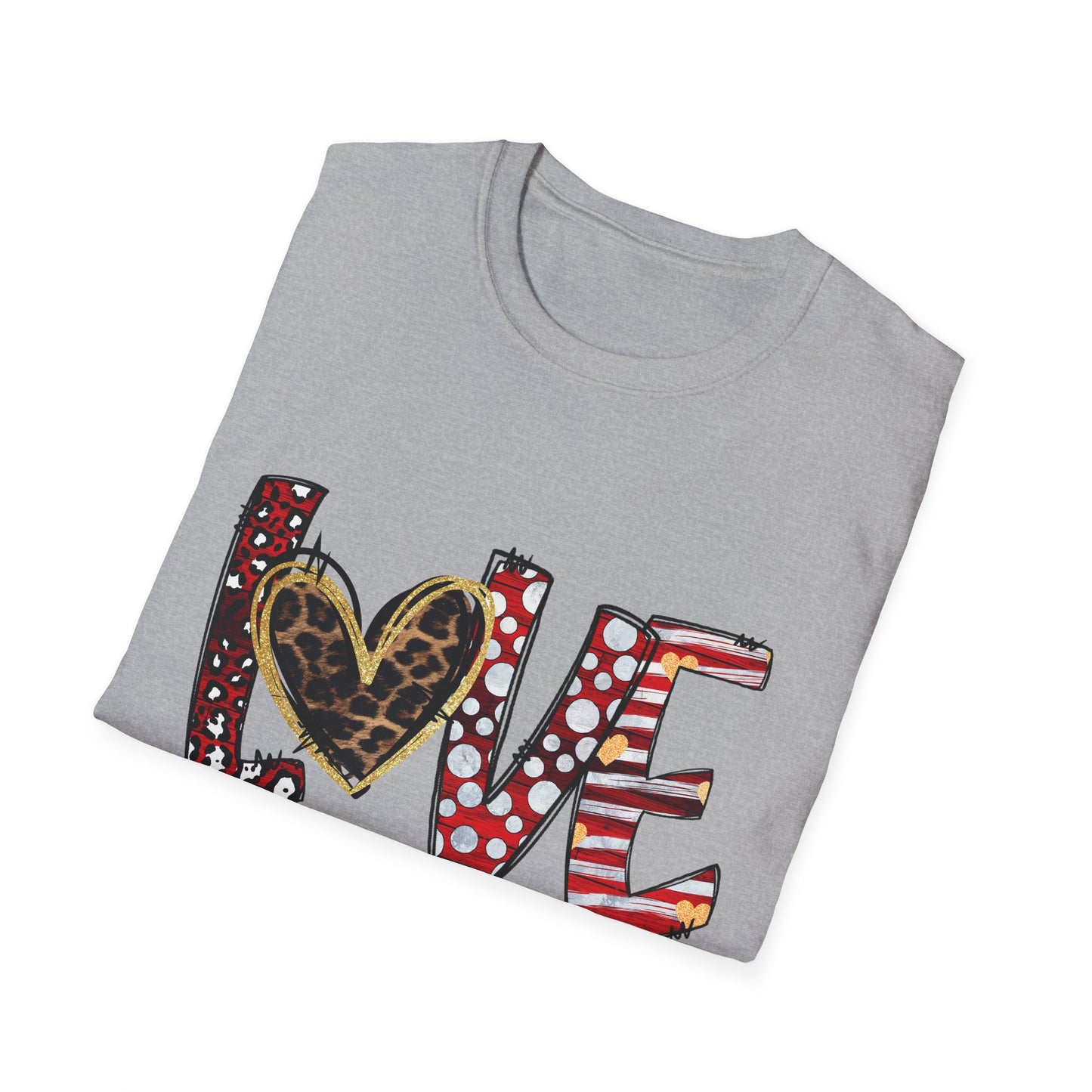 Love Like Jesus T-Shirt — Christian Faith Graphic Tee with Heart Lettering