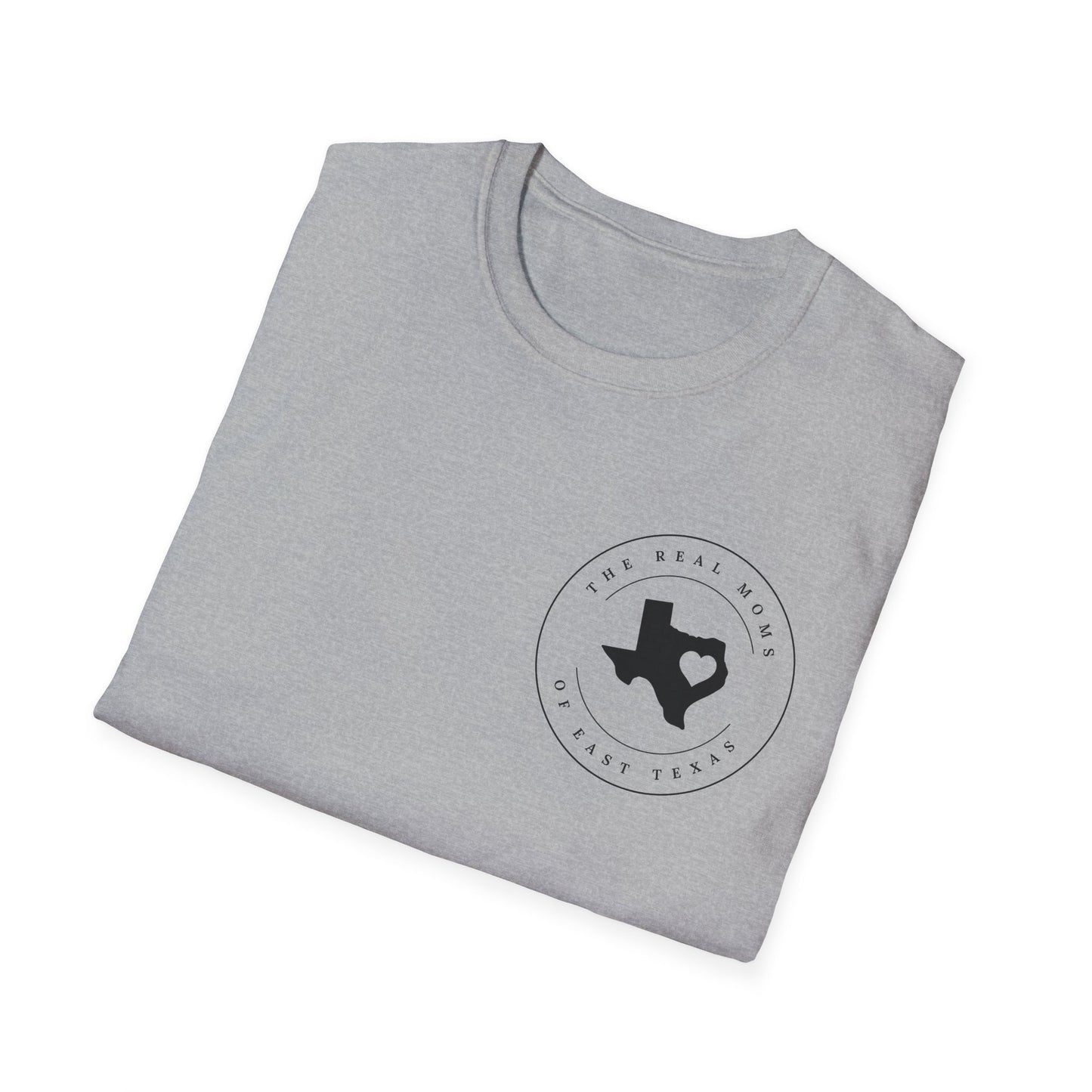 Texas Home State T-Shirt — Minimal Lone Star Outline Circle Design