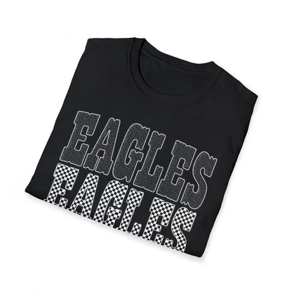 Eagles Retro Stack T-Shirt — Vintage Varsity Graphic Tee