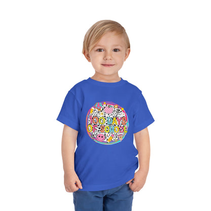 Toddler Tee — "100 Days of School" Colorful Celebration Shirt
