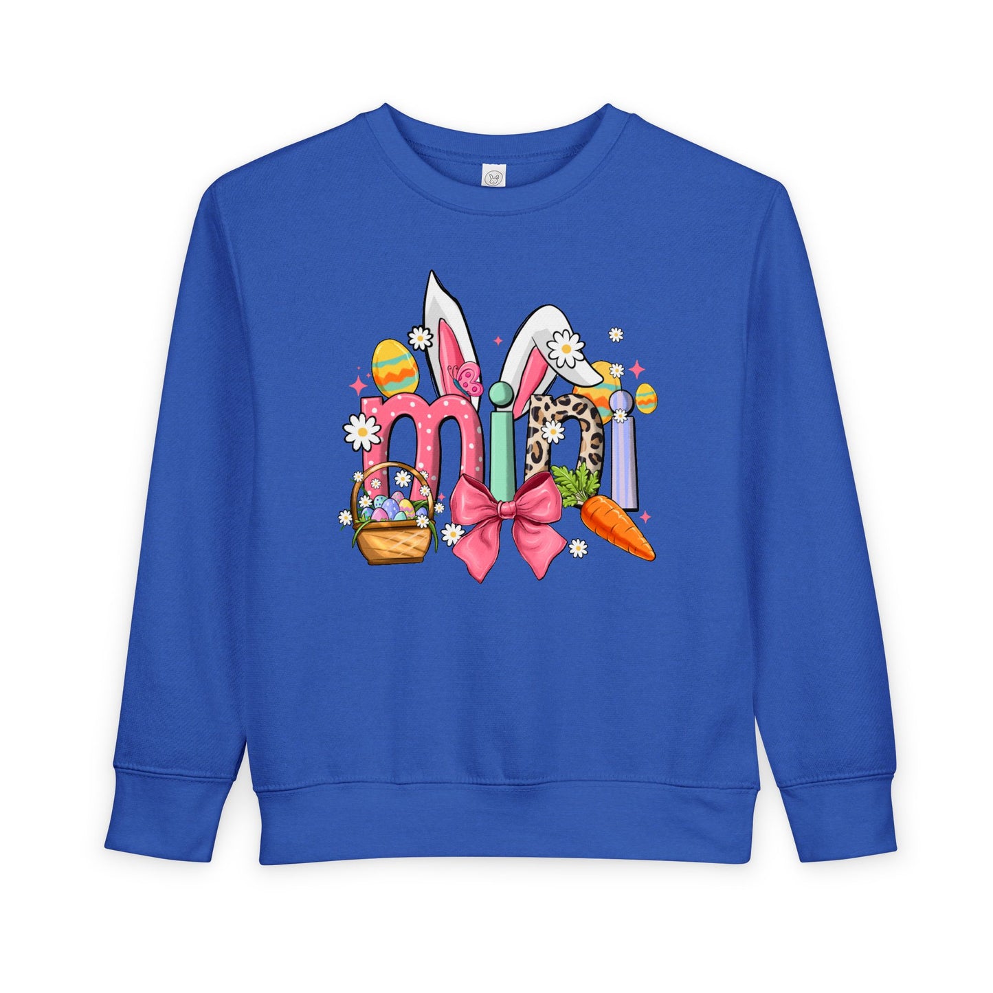 Easter Bunny Toddler Sweatshirt — Cute Spring Egg Hunt Graphic