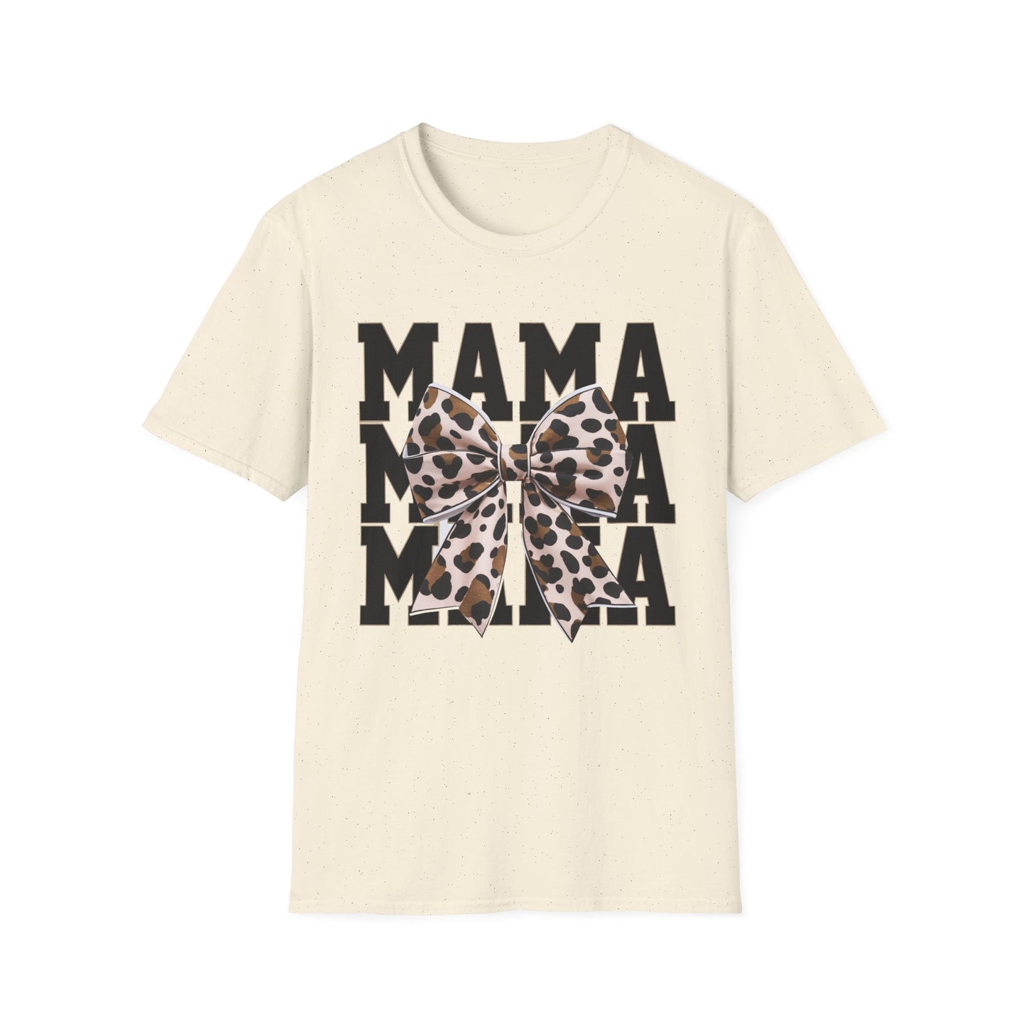 Mama Leopard Bow T-Shirt