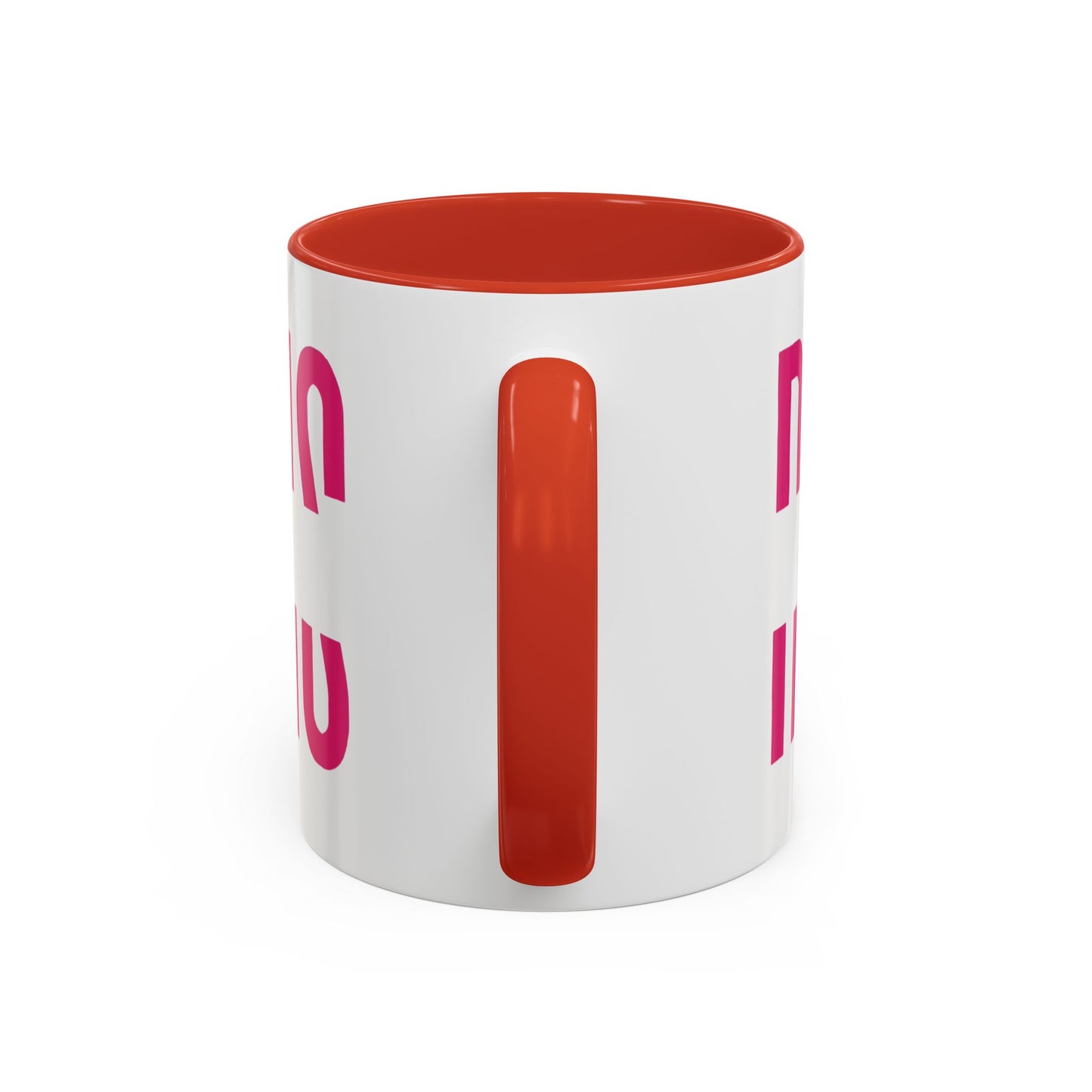 Accent Coffee Mug — "MOM" Bold Pink East Texas Mom Gift