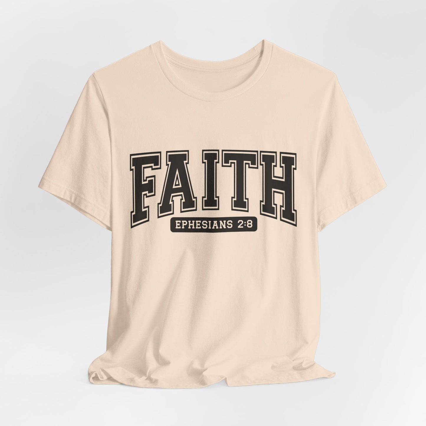 Faith Ephesians 2:8 T-Shirt — Christian Scripture Tee