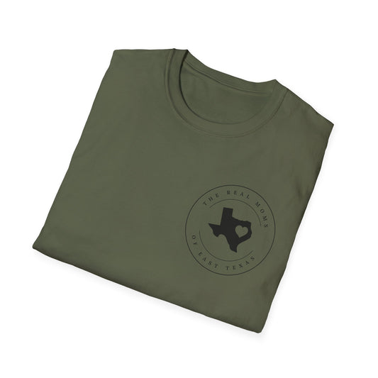 Texas Home State T-Shirt — Minimal Lone Star Outline Circle Design