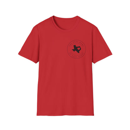 Texas Home State T-Shirt — Minimal Lone Star Outline Circle Design