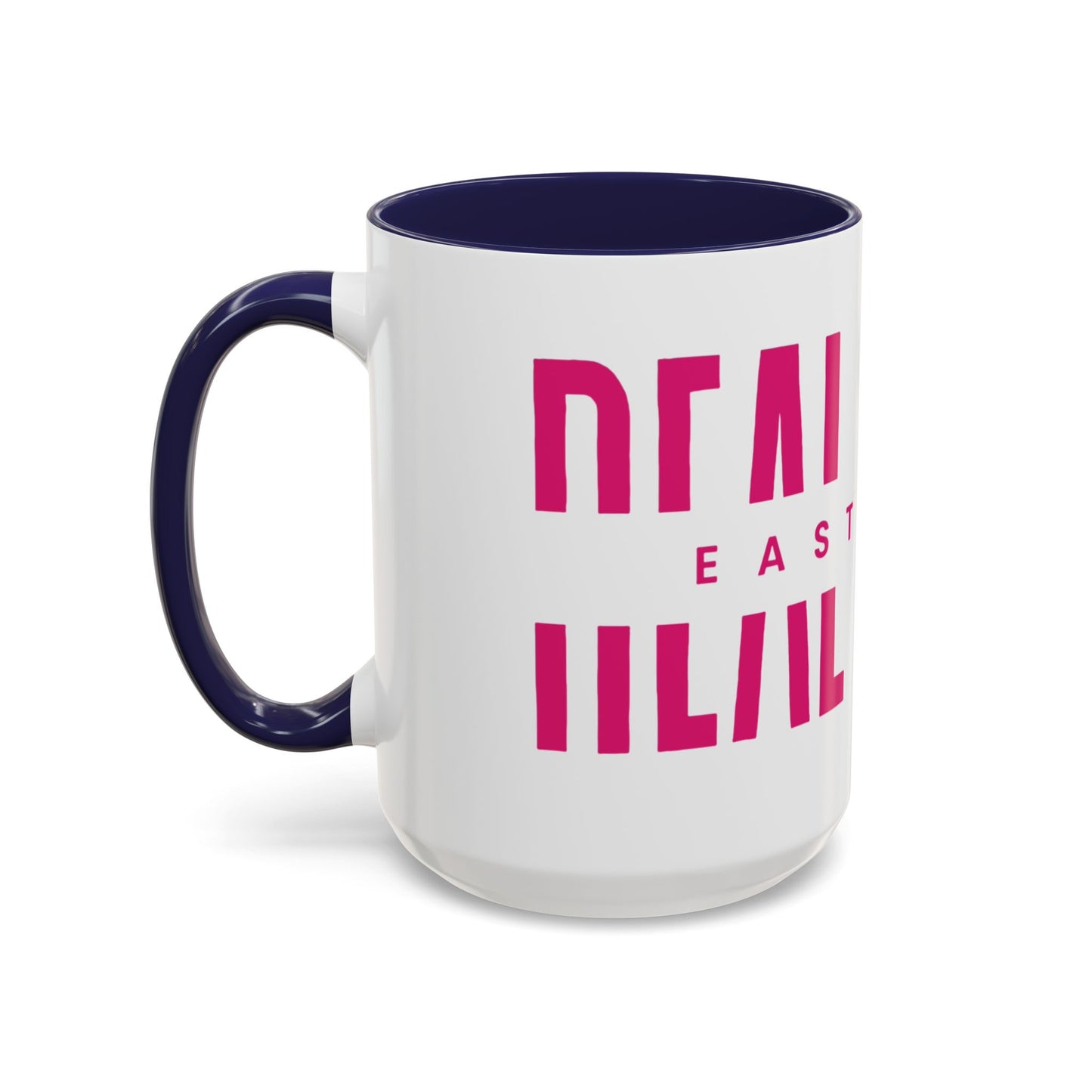 Accent Coffee Mug — "MOM" Bold Pink East Texas Mom Gift