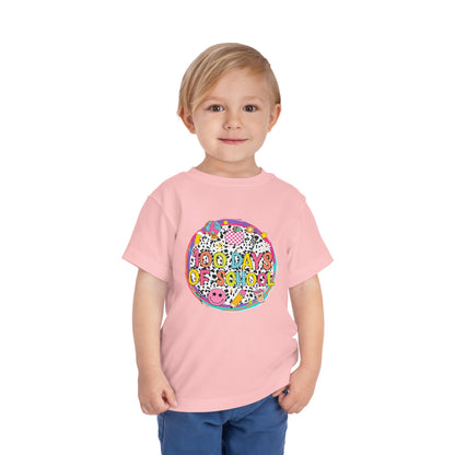 Toddler Tee — "100 Days of School" Colorful Celebration Shirt