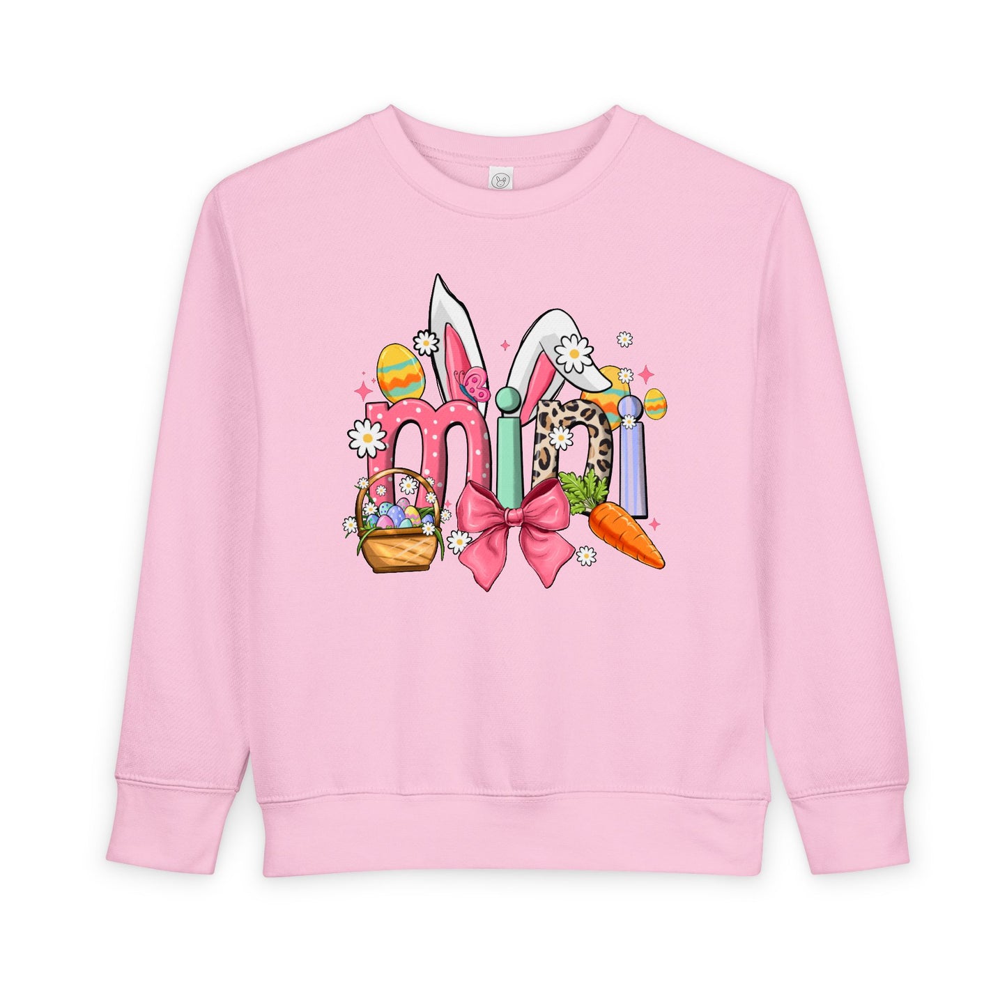 Easter Bunny Toddler Sweatshirt — Cute Spring Egg Hunt Graphic