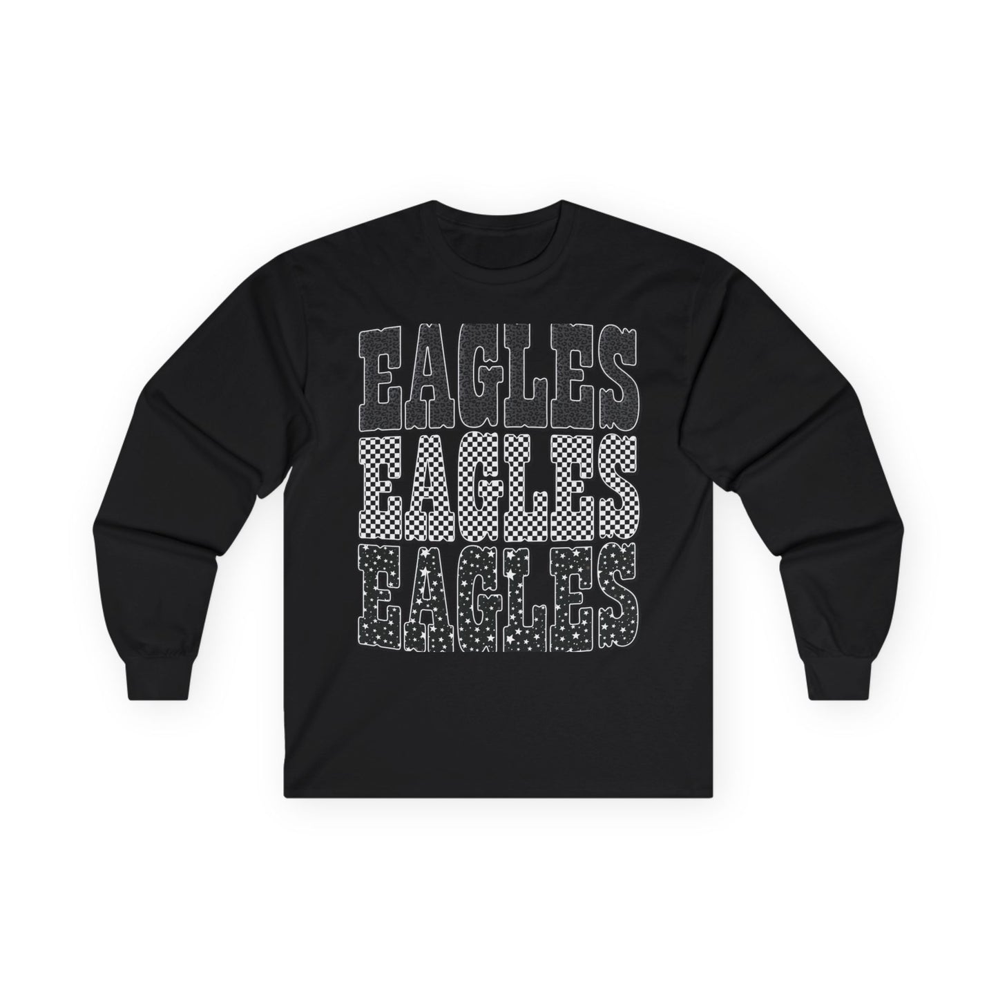 Eagles Repeating Retro Long Sleeve Tee