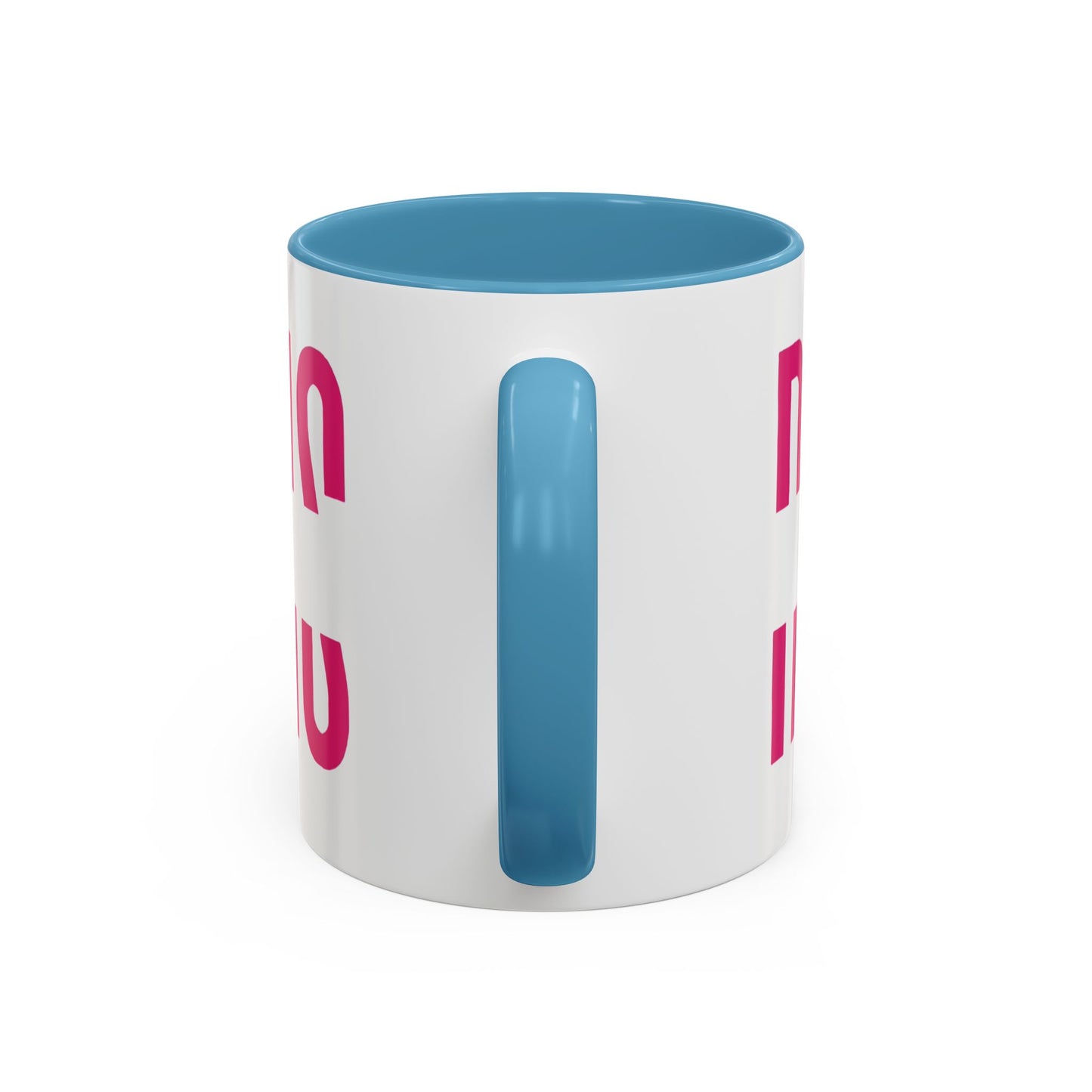 Accent Coffee Mug — "MOM" Bold Pink East Texas Mom Gift
