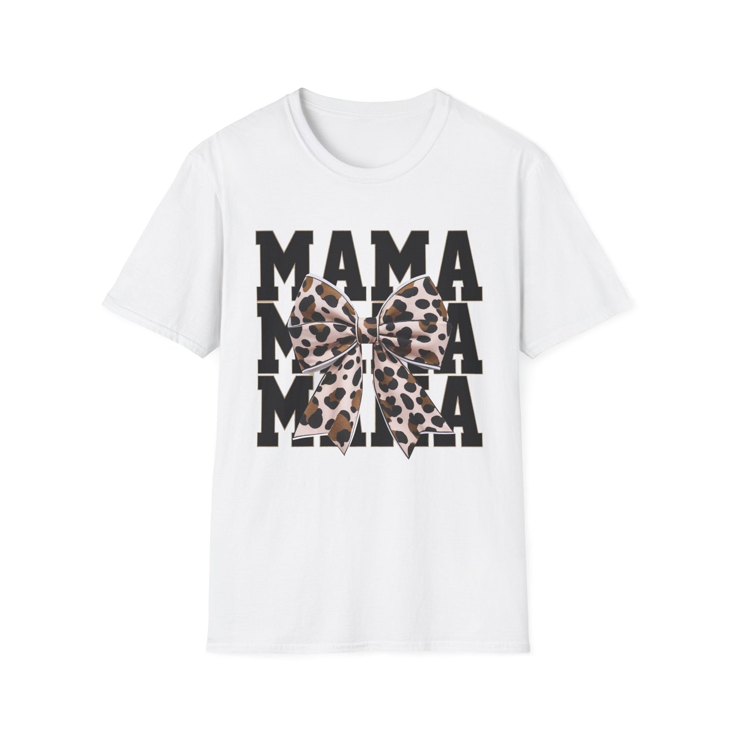 Mama Leopard Bow T-Shirt