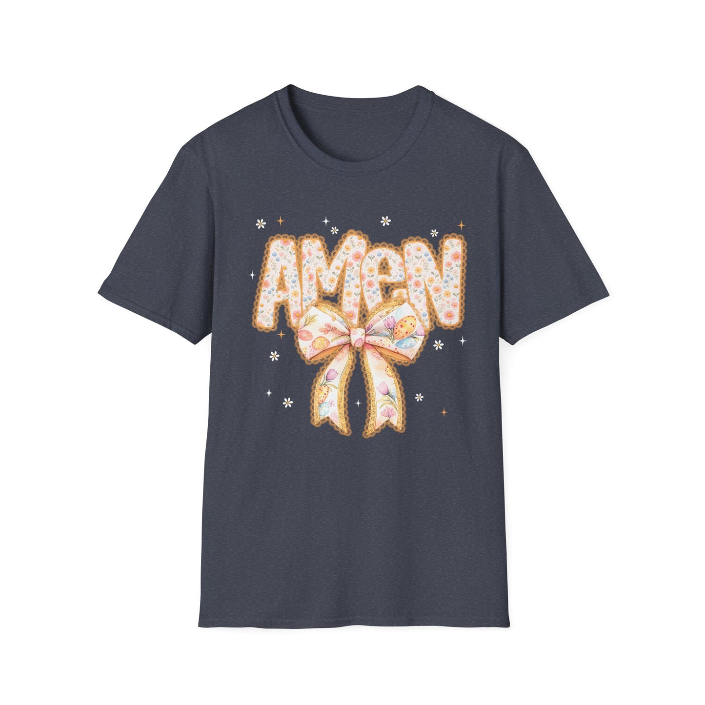 Floral Bow 'AMEN' Mother's Day Tee