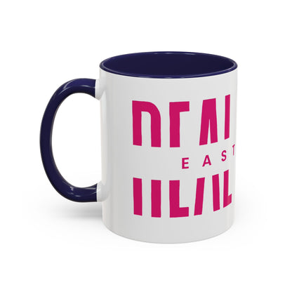 Accent Coffee Mug — "MOM" Bold Pink East Texas Mom Gift