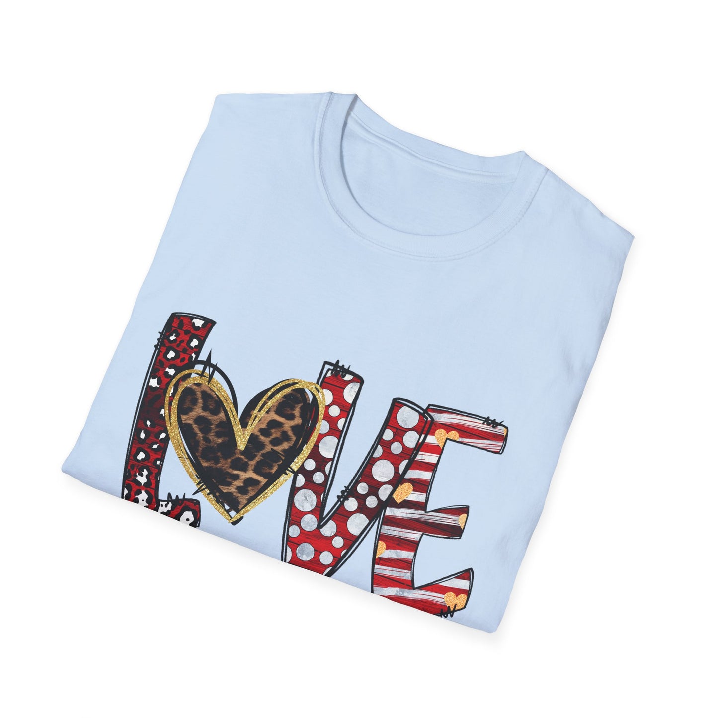 Love Like Jesus T-Shirt — Christian Faith Graphic Tee with Heart Lettering