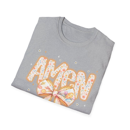 Floral Bow 'AMEN' Mother's Day Tee