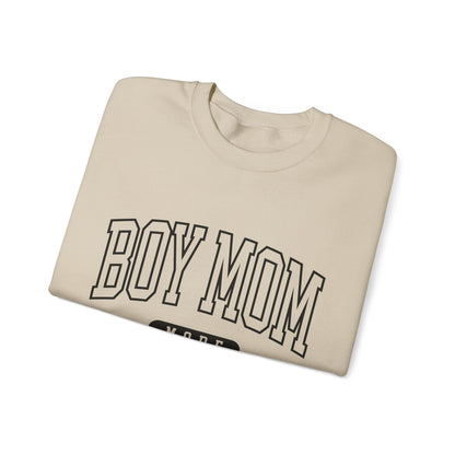 Boy Mom Crewneck Sweatshirt – "Boy Mom Mode: All Day Every Day"