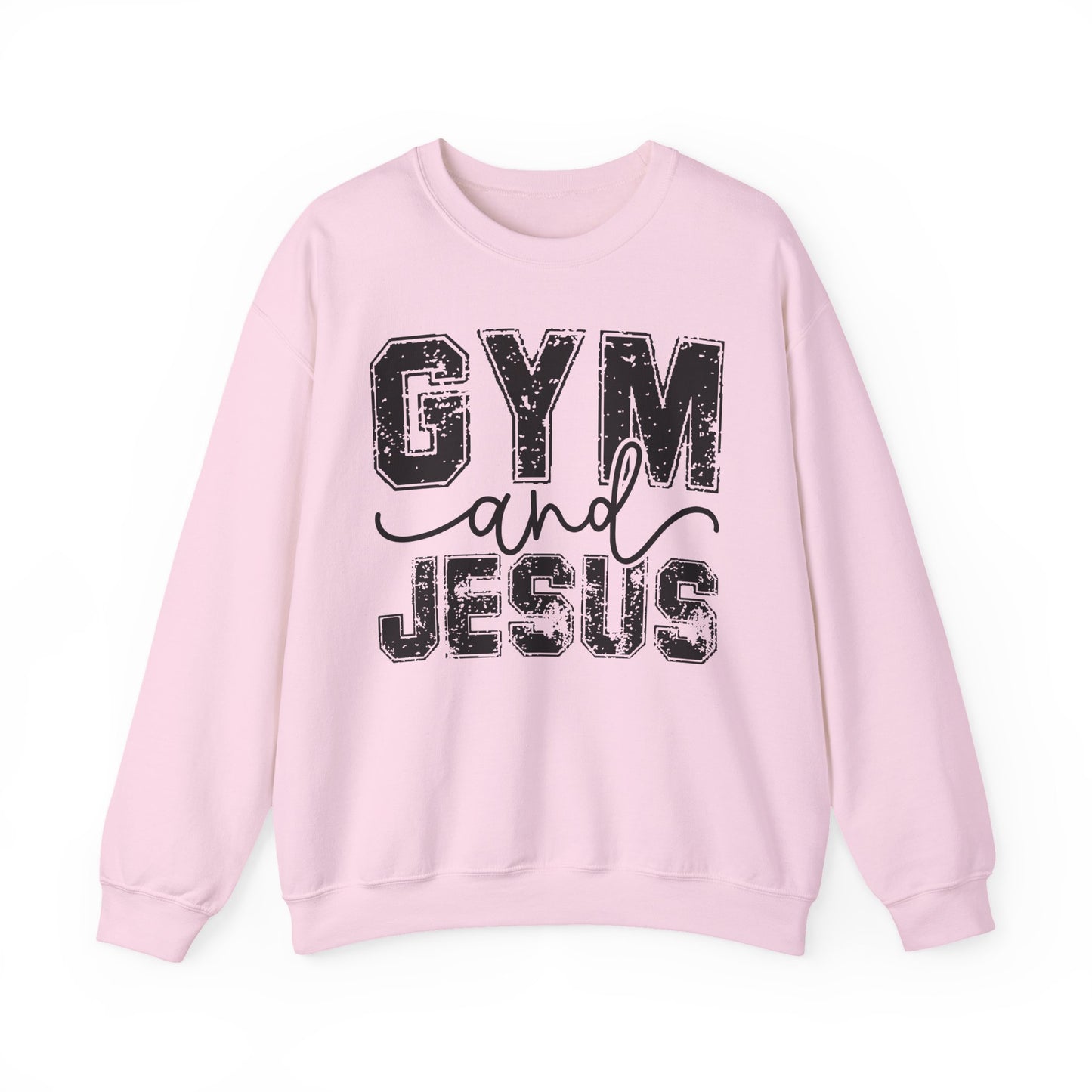 Gym and Jesus Sweatshirt — Faith & Fitness Crewneck