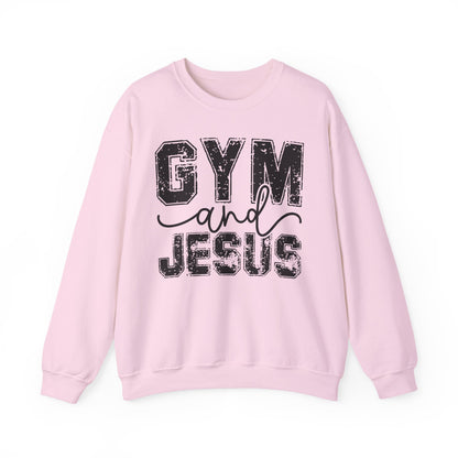 Gym and Jesus Sweatshirt — Faith & Fitness Crewneck