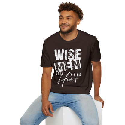 Wise Men Still Seek Him T-Shirt — Religious Christmas Christian Faith Tee