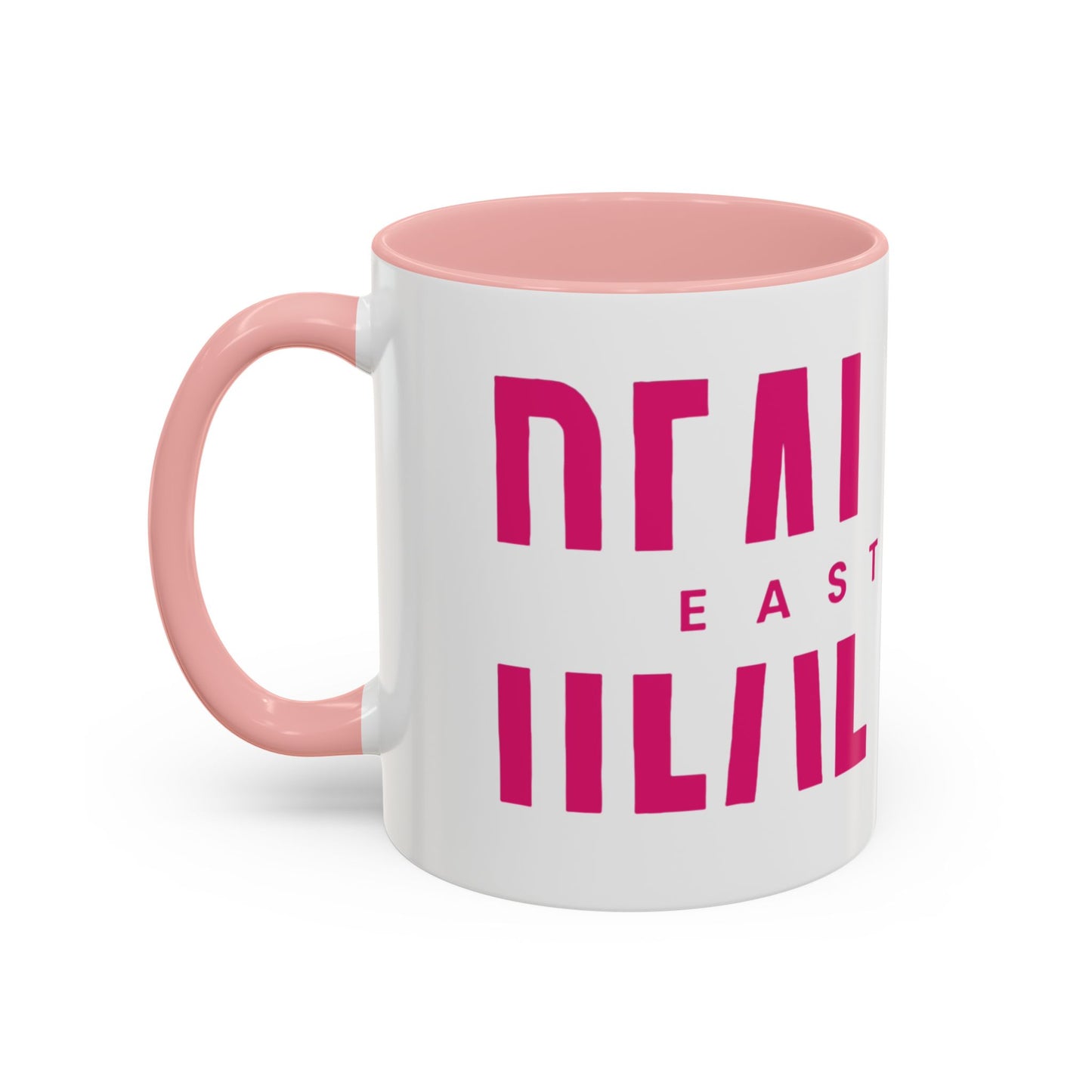 Accent Coffee Mug — "MOM" Bold Pink East Texas Mom Gift
