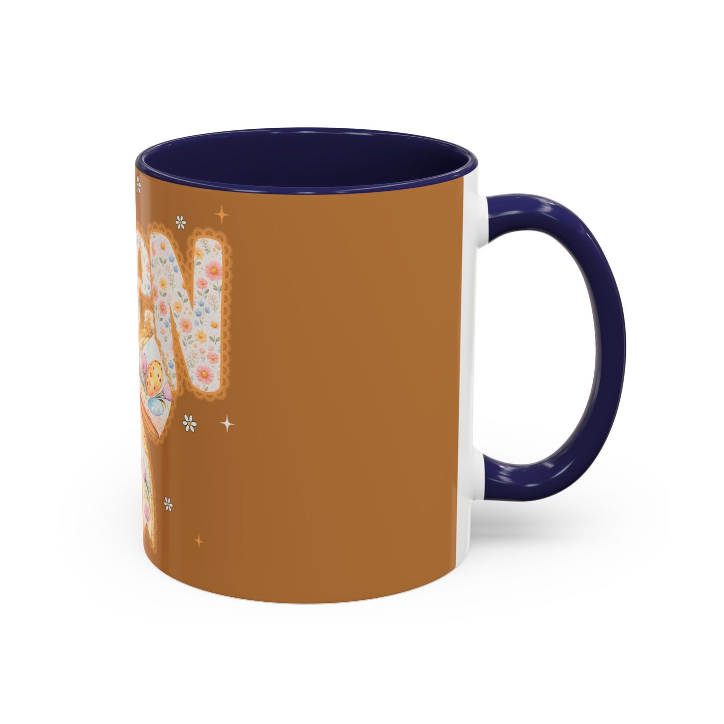 Accent Mug — 'Amen' Floral Bow Coffee Mug (11/15oz) — Faith-Inspired Gift