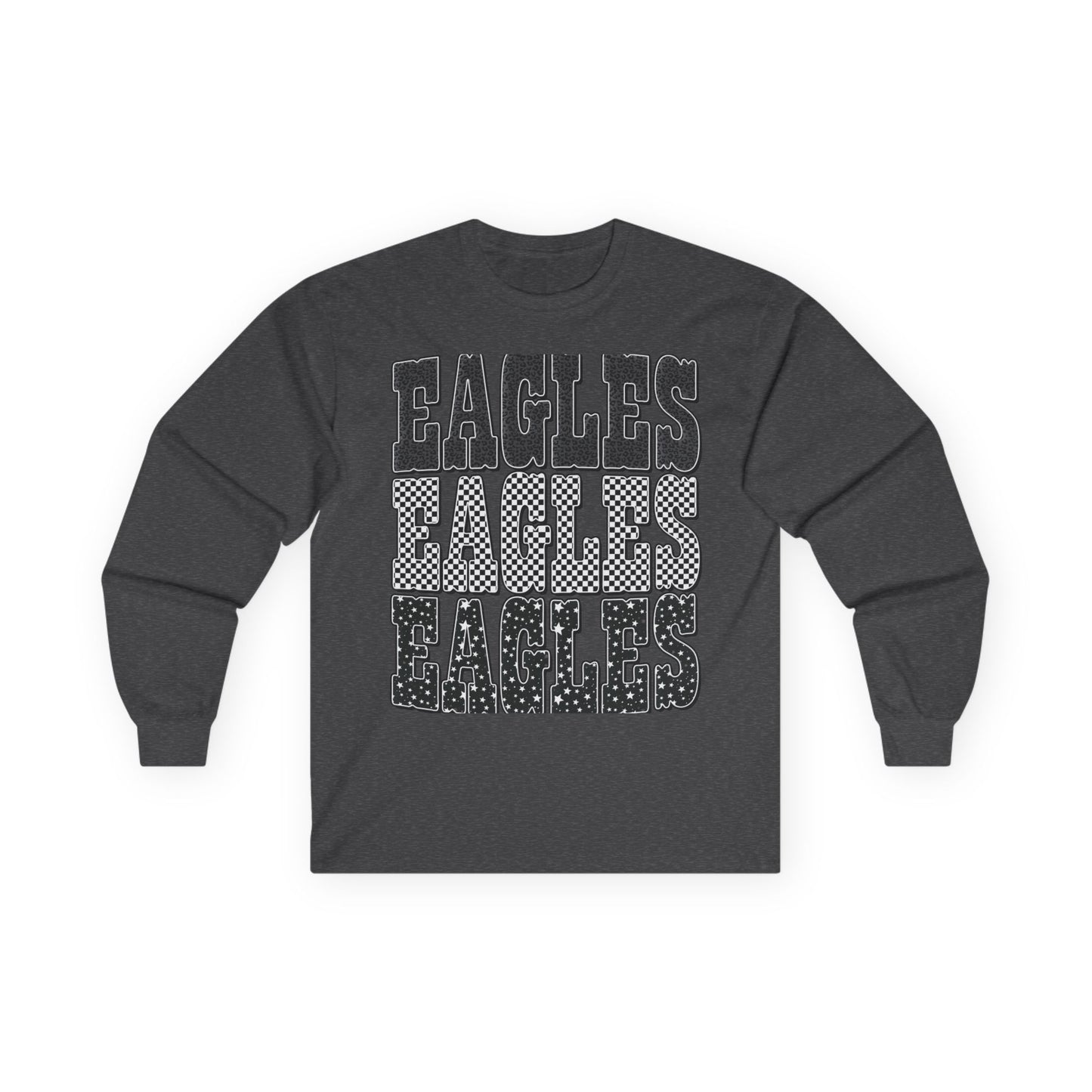 Eagles Repeating Retro Long Sleeve Tee