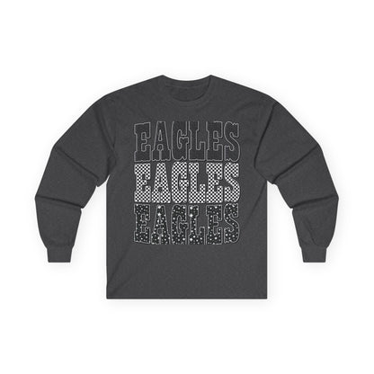Eagles Repeating Retro Long Sleeve Tee