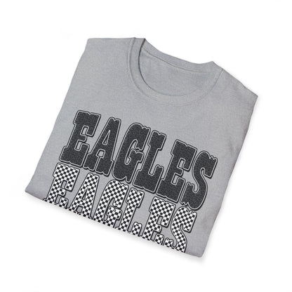Eagles Retro Stack T-Shirt — Vintage Varsity Graphic Tee