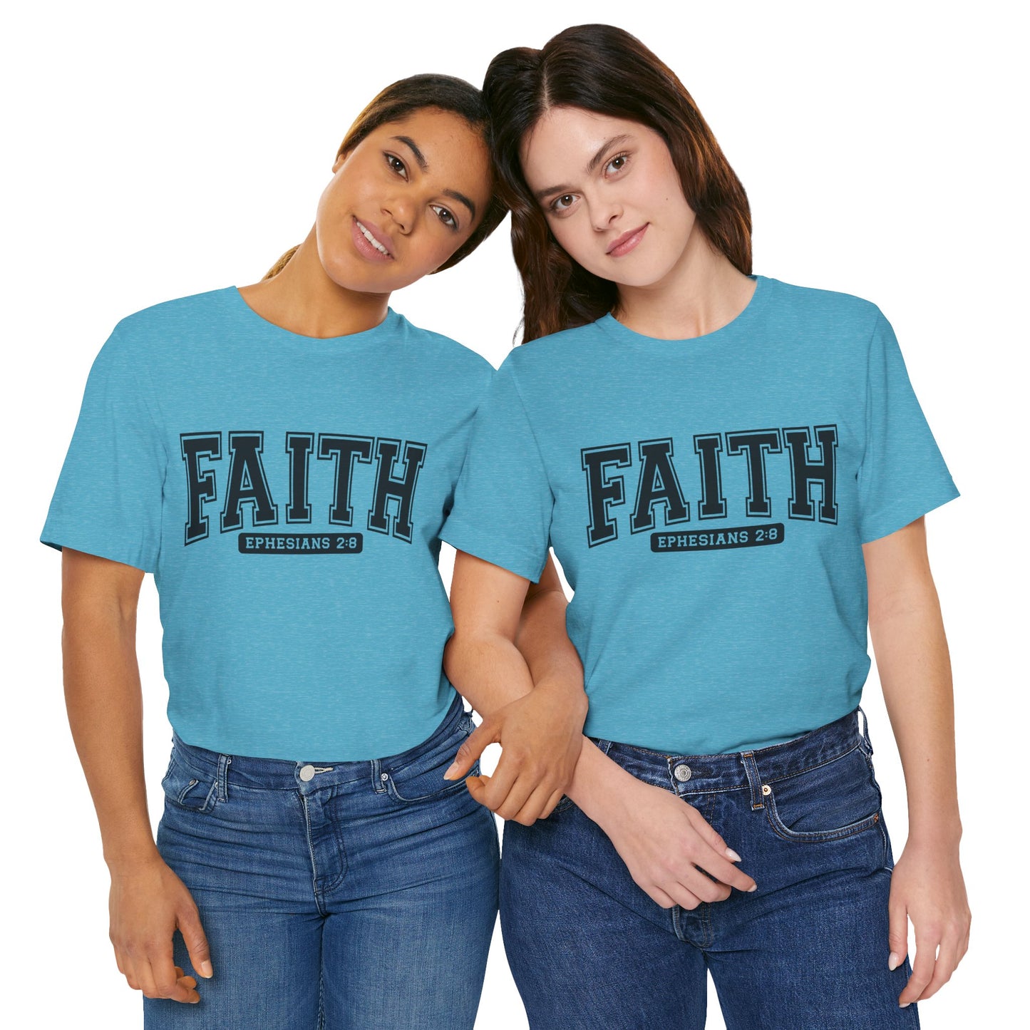 Faith Ephesians 2:8 T-Shirt — Christian Scripture Tee